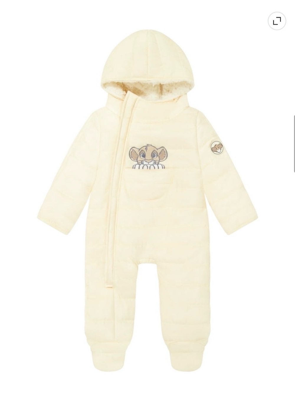 NWT Disney Lion King Character Baby Hooded Pram Suit